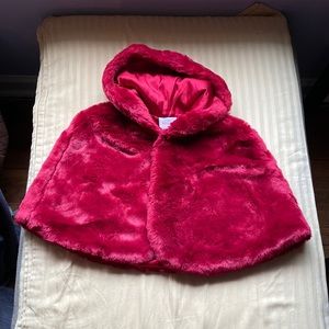 Super cute red holiday cape